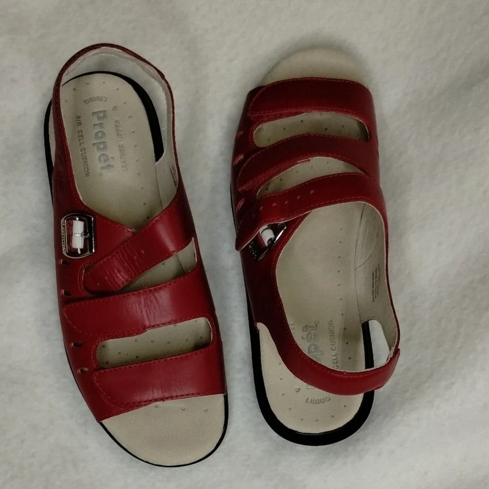 Propet Women's Breeze Sandals Adjustable Straps Comfort Air Cell NewCushion‎ 7.5